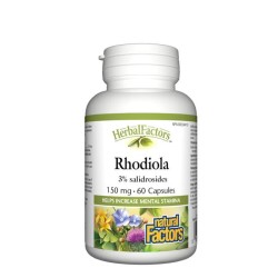 НАТУРАЛ ФАКТОРС РОДИОЛА капсули 150 мг. 60 броя /  RHODIOLA