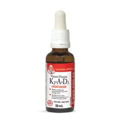 НАТУРАЛ ФАКТОРС ВИТАМИНЕН КОМПЛЕКС К2, А и Д3 течен 30 мл. /  VITAMIN K2, A and D3