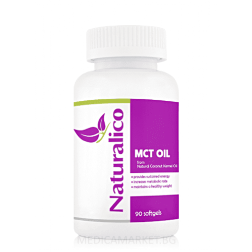 NATURALICO MCT OIL (от натурално кокосово масло) 1000 мг. 90 софтгел капс.