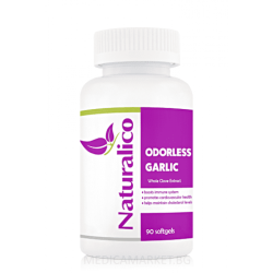 NATURALICO ODORLESS GARLIC (Екстракт от чесън без мирис) 25 мг. 90 софтгел капс. NATURALICO ODORLESS GARLIC (Екстракт от чесън без мирис) 25 мг. 90 софтгел капс.