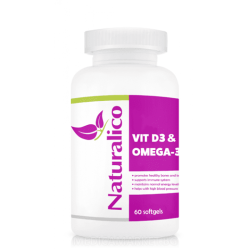 NATURALICO VIT D3 & OMEGA-3 60 софтгел капс. NATURALICO VIT D3 & OMEGA-3 60 софтгел капс.