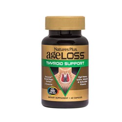 НЕЙЧЪРС ПЛЮС ЕЙДЖ ЛОС ТИРОИД СЪПОРТ капсули 60 броя /  AGE LOSS THYROID SUPPORT capsules 60