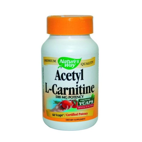 АЦЕТИЛ Л-КАРНИТИН капсули 500 мг. 60 броя /  ACETYL L - CARNITINE