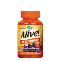 АЛАЙВ Б-КОМПЛЕКС желирани таблетки 60 броя / NATURE`S WAY ALIVE B - COMPLEX GUMMIES