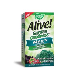 АЛАЙВ МУЛТИВИТАМИНИ ЗА МЪЖЕ ГАРДЪН ГУДНЕС таблетки 60 броя /  ALIVE GARDEN GOODNESS MULTI VITAMIN FOR MEN