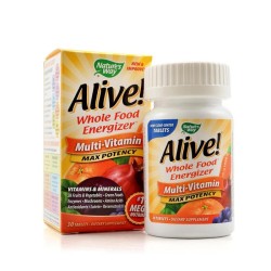 АЛАЙВ МУЛТИВИТАМИНИ И МИНЕРАЛИ таблетки 1 гр. 30 броя / NATURE`S WAY ALIVE MULTIVITAMINS & MINERALS tablets 30