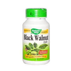 ЧЕРЕН ОРЕХ ШУШУЛКИ капсули 500 мг. 100 броя /  BLACK WALNUT HULLS