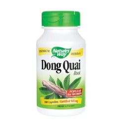 КИТАЙСКА АНГЕЛИКА КОРЕН капсули 565 МГ. 100 броя /  DONG QUAI ROOT