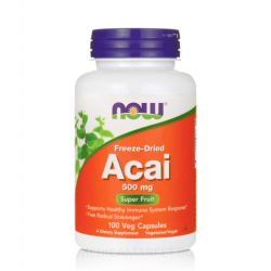 NOW FOODS ACAI 500 мг. 100 капс. NOW FOODS ACAI 500 мг. 100 капс.