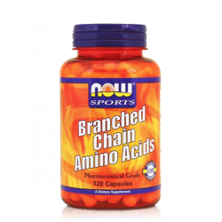 NOW FOODS BRANCHED CHAIN AMINO ACIDS (BCAA) 800 мг. 120 капс.