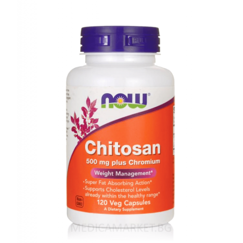 NOW FOODS CHITOSAN 500 мг. 120 капс.