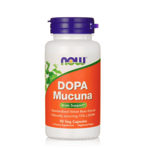 NOW FOODS DOPA MUCUNA (КАДИФЕН БОБ) 400 мг. 90 капс.