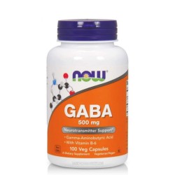 NOW FOODS GABA 500 мг. 100 капс.