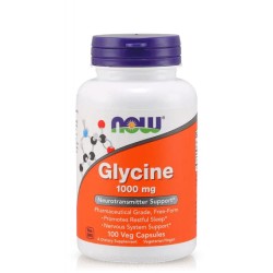 NOW FOODS GLYCINE 1000 мг. 100 капс.
