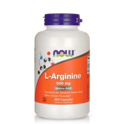 NOW FOODS L-ARGININE 500 мг. 250 капс.