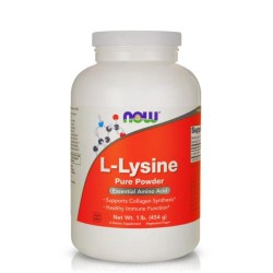 NOW FOODS L-LYSINE POWDER 454 гр.