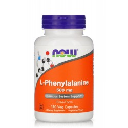 NOW FOODS L-PHENYLALANINE 500 мг. 60 капс.