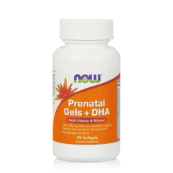 NOW FOODS PRENATAL GELS + DHA (ВИТАМИНИ ЗА БРЕМЕННИ) 90 софтгел капс.