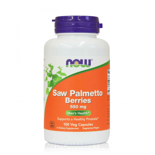 NOW FOODS SAW PALMETTO BERRIES 550 мг. 100 капс.