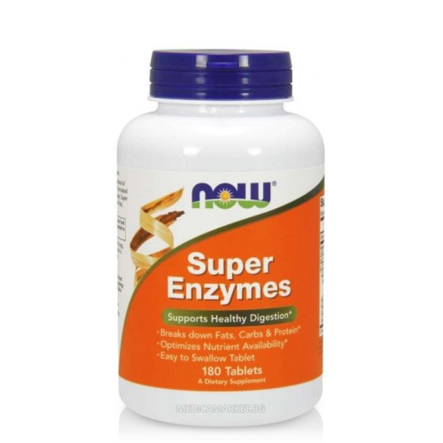 NOW FOODS SUPER ENZYMES 180 табл.