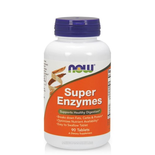 NOW FOODS SUPER ENZYMES 90 табл.