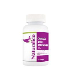 НАТУРАЛИКО ОМЕГА 3 - НО ДЕЙСТВИЕ софтгел капсули 60 броя /  OMEGA 3PLE STRENGTH