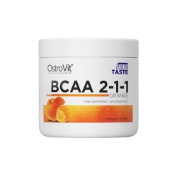 ОСТРОВИТ BCAA 2:1:1 С ВКУС НА ПОРТОКАЛ прах 200 гр. /  BCAA 2:1:1 WITH ORANGE FLAVOUR 200 gr.