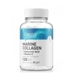 OSTROVIT MARINE COLLAGEN WITH HYALURONIC ACID AND VITAMIN C 120 капс. OSTROVIT MARINE COLLAGEN WITH HYALURONIC ACID AND VITAMIN C 120 капс.