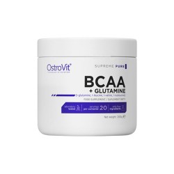 ОСТРОВИТ BCAA 2:1:1 + ГЛУТАМИН С НАТУРАЛЕН ВКУС прах 200 гр. /  SUPREME PURE BCAA + GLUTAMINE 200 gr.