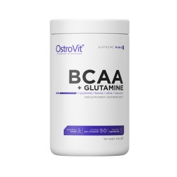 ОСТРОВИТ BCAA 2:1:1 + ГЛУТАМИН С НАТУРАЛЕН ВКУС прах 500 гр. /  SUPREME PURE BCAA + GLUTAMINE 500 gr.