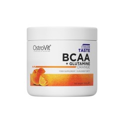 ОСТРОВИТ BCAA 2:1:1 + ГЛУТАМИН С ВКУС НА ПОРТОКАЛ прах 200 гр. /  SUPREME PURE BCAA + GLUTAMINE ORANGE WITH FLAVOUR 200 g.