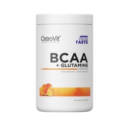 ОСТРОВИТ BCAA 2:1:1 + ГЛУТАМИН С ВКУС НА ПОРТОКАЛ прах 500 гр. /  SUPREME PURE BCAA + GLUTAMINE ORANGE WITH FLAVOUR 500 g.