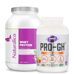 NOW FOODS PRO-GH 612 гр. + NATURALICO WHEY PROTEIN 2270 гр.