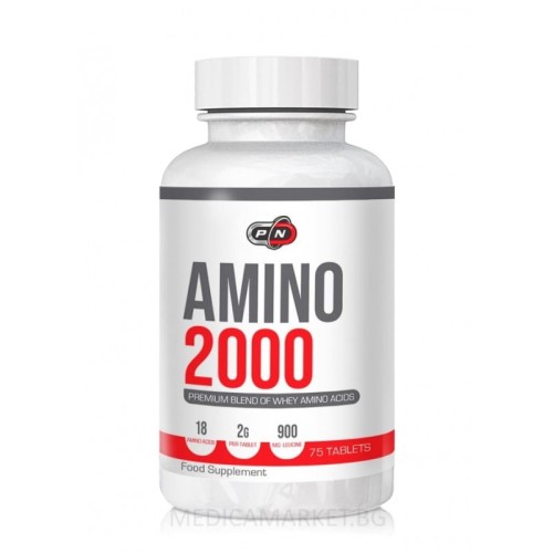 PURE NUTRITION AMINO 2000 мг. + LEUCINE 75 табл.