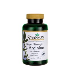 СУОНСЪН СУПЕР СИЛЕН L - АРГИНИН капсули 850 мг. 90 броя /  SUPER STRENGTH L - ARGININE