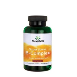 СУОНСЪН СУПЕР СТРЕС Б-КОМПЛЕКС капсули 100 броя /  SUPER STRESS B-COMPLEX capsules 100