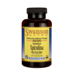 SWANSON СПИРУЛИНА (СИНЬО-ЗЕЛЕНИ ВОДОРАСЛИ С 10% ФИКОЦИАНИН) 90 капс.