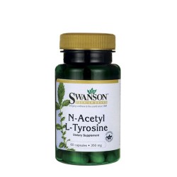 СУОНСЪН N - АЦЕТИЛ И L - ТИРОЗИН 350 мг. 60 броя /  PREMIUM N - ACETYL & L - TYROSINE