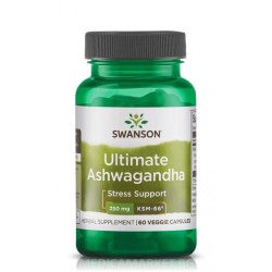 SWANSON АШВАГАНДА 250 мг. 60 капс.