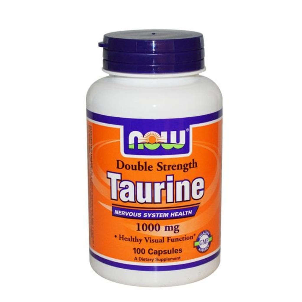 НАУ ФУДС ТАУРИН капсули 1000 мг. 100 броя / TAURINE | Atlas.bg