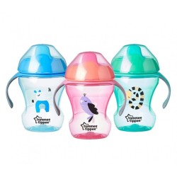 TOMMEE TIPPEE НЕРАЗЛИВАЩА СЕ ЧАША С МЕК НАКРАЙНИК 230 мл. 6+ месеца