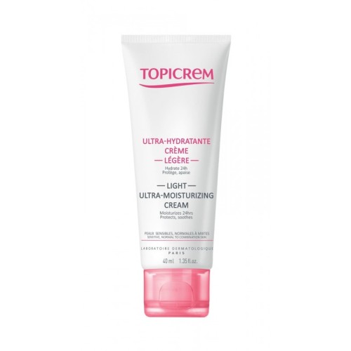 TOPICREM LIGHT ULTRA-MOISTURIZING CREAM УЛТРА ЛЕК ХИДРАТИРАЩ КРЕМ ЗА ЛИЦЕ 40 мл.