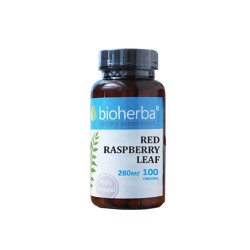 МАЛИНА ЛИСТ БИОХЕРБА капсули 280 мг. 100 броя /  RED RASPBERRY LEAF