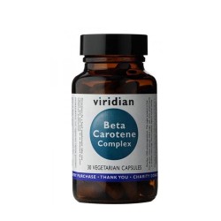 БЕТА КАРОТИН КОМПЛЕКС капсули 30 броя / VIRIDIAN BETA CAROTENE COMPLEX