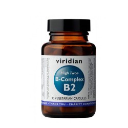 ВИТАМИН Б - КОМПЛЕКС С ВИСОКО СЪДЪРЖАНИЕ НА Б2 капсули 30 броя / VIRIDIAN HIGH SIX B - COMPLEX B2 capsules 30