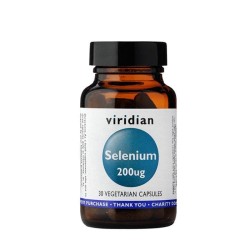 СЕЛЕН капсули 200 мкг. 30 броя / VIRIDIAN SELENIUM