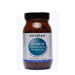 ВИРИДИКИД МУЛТИВИТАМИНИ И МИНЕРАЛИ ЗА ДЕЦА капсули 90 броя / VIRIDIAN VIRIDIKID MULTIVITAMIN & MINERAL
