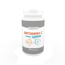 ДОЙЧ ВИТАМИН Ц+ЦИНК таблетки 30 броя /  VITAMIN C+ZINC