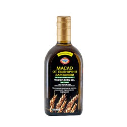 ПШЕНИЧЕН ЗАРОДИШ МАСЛО АГРОСЕЛПРОМ студено пресовано 350 мл. / WHEAT GERM OIL  extra virgin 350 ml.