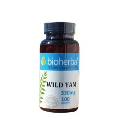 БИОХЕРБА ДИВ СЛАДЪК КАРТОФ / ДИВ ЯМ капсули 330 мг. 100 броя / WILD YAM